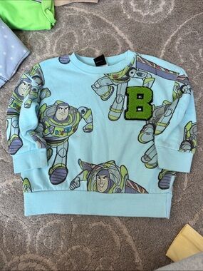 Buzz Lightyear Graphic Kids Sweatshirt - Light Blue